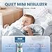 Portable Nebulizer - Nebulizer for Adults & Kids with Mouthpiece & 2 Masks, Nebulizer Machine Great for Asthma & Breathing Treatment, USB Rechargeable Nebulizer for Travel & Home Use