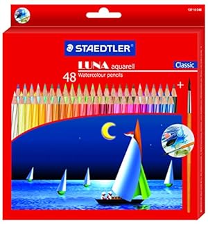 Staedtler 137 C 48 Abs Luna Water Colour Pencil , 48 Pcs Pack