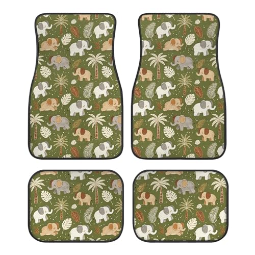 Tapis de sol voiture éléphant imperméables pour sorties en famille