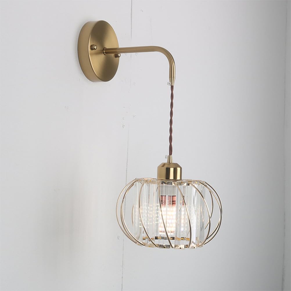 E27 Moderno Cristal lámpara de pared En el interior retro Minimalismo Colgante de luz iluminación de la pared Lámpara de noche Habitación Sala de estar desván decoración