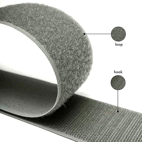 Miniatura 7 de Cinta de velcro verde follaje de 34 pulgadas para coser, no adhesiva, 1 yarda de longitud, cinta de nailon verde, juego de sujetadores de tela para