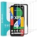Produktbild laxikoo Panzerglas für Google Pixel 4, 3 Stück Schutzfolie für Google Pixel 4 Panzerglasfolie 9H Härte, Anti-Öl, Anti-Bläschen, Anti-Kratzen Displayschutzfolie für Google Pixel 4 Folie - 6,3 Zoll