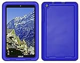 Bobj Rugged Case for ASUS MeMO Pad 8 (ME181C, ME181CX, K011, MG8, MG181C, MG181CX) and ASUS VivoTab 8 (M81C, K01G) - BobjGear Custom Fit - Sound Amplification - Kid Friendly (Batfish Blue)