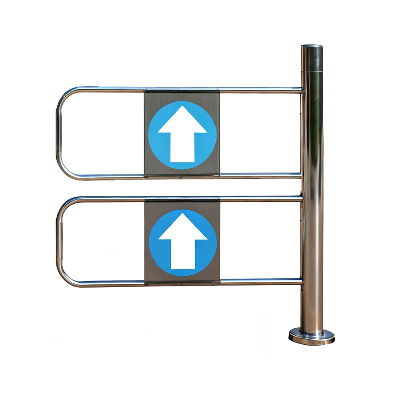 Automatyczna brama skrzydłowa ze stali nierdzewnej do urządzeń wejściowych/wyjściowych z metalu (prawa 70 x 100 cm)