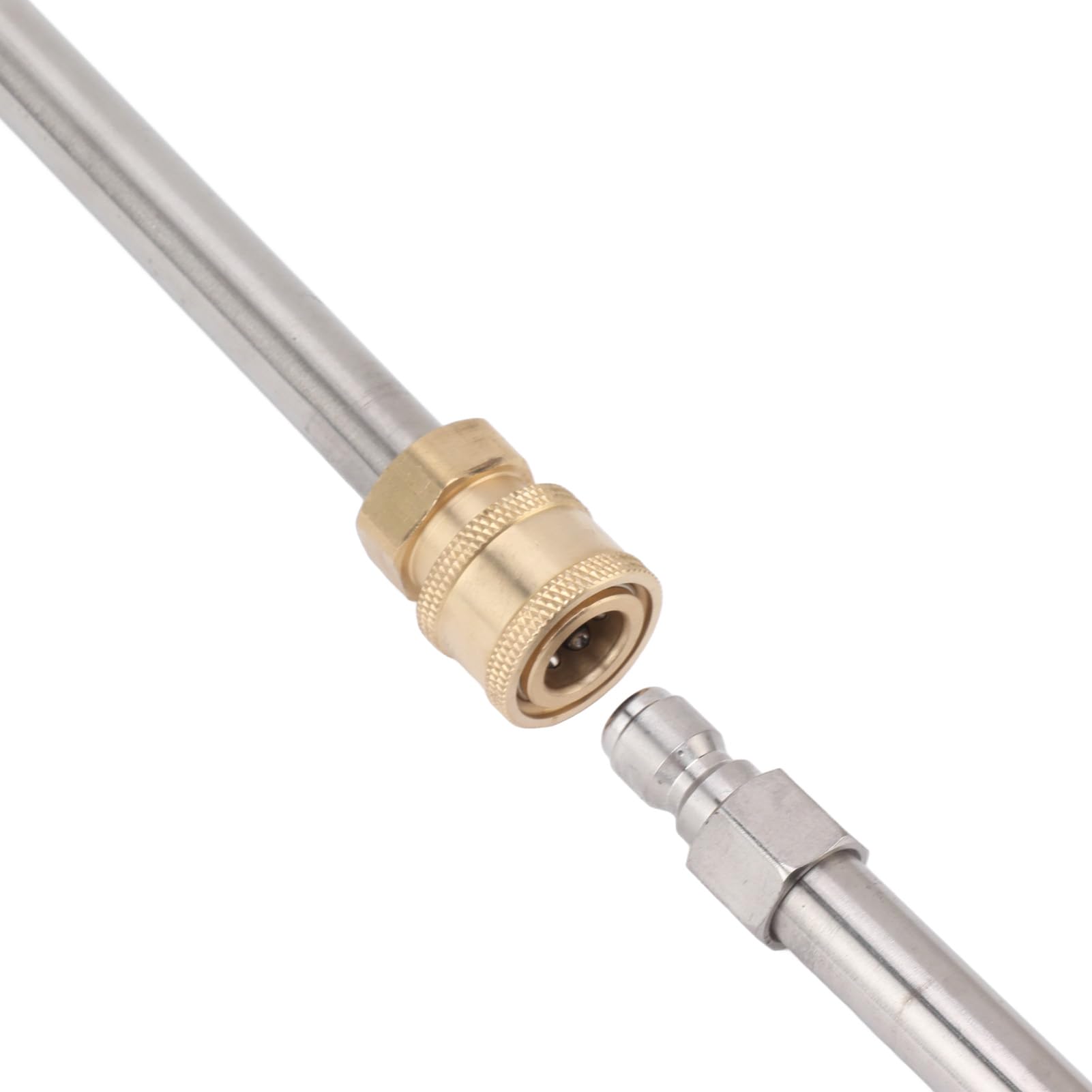 Tnfeeon Limpiador de Superficies con Lavadora a Presión de 13 Pulgadas, Chorros Giratorios Dobles para una Cobertura Rápida y Uniforme, Carcasa de Acero Inoxidable de 4000 PSI con Barra de Extensión