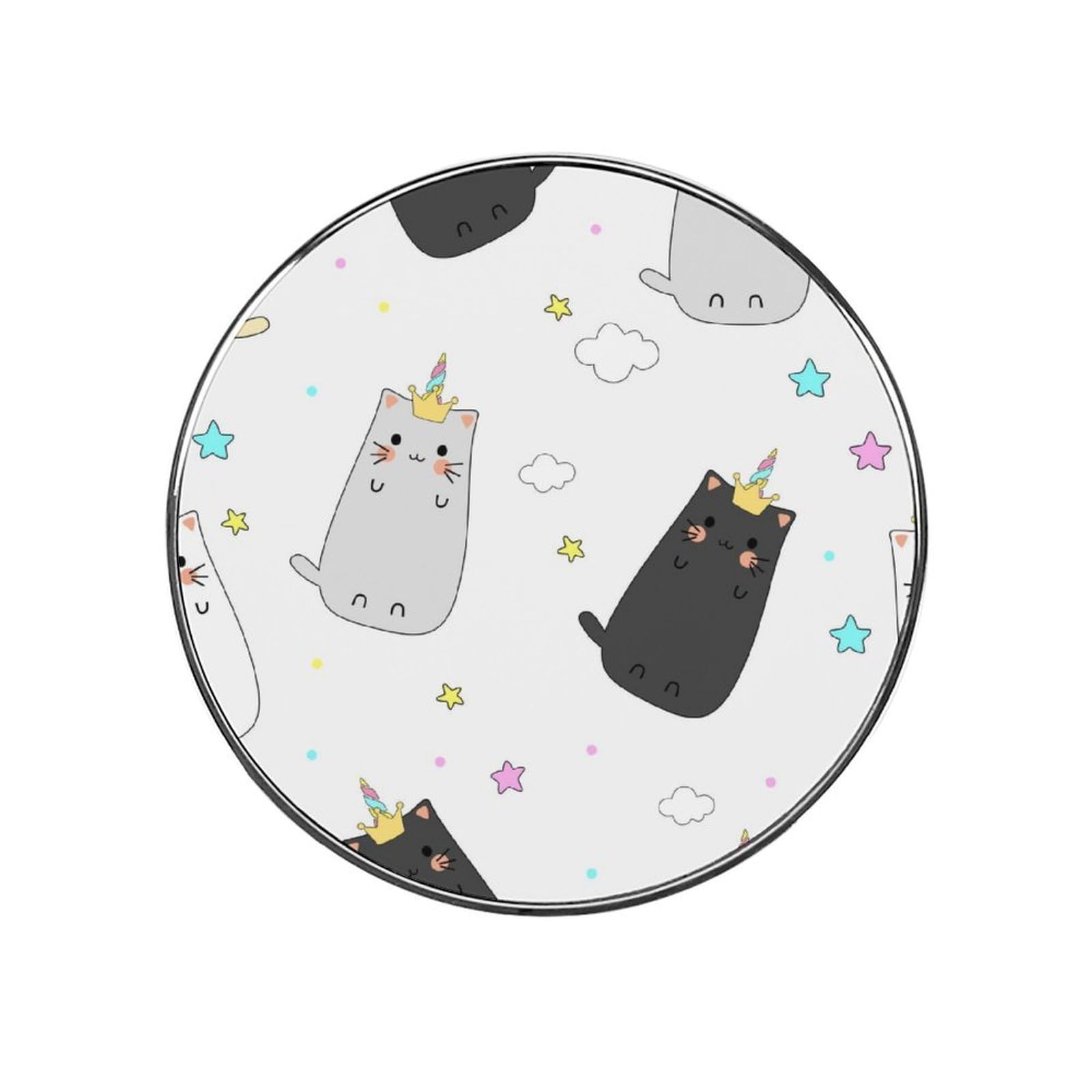 Unicorn Cat Alloy Fridge Magnet For Office Cabinet Refrigerator Whiteboard Photo