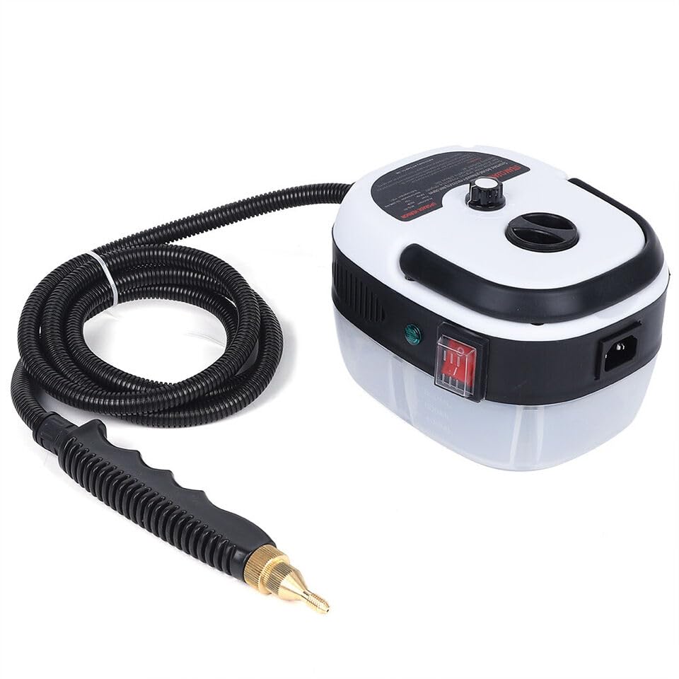 High Pressure Steam Cleaner 2500W White Handheld High-Pressure High-Temperature Steam Cleaner 212-266 Steam Temperature 6 Gear Adjustment Portable