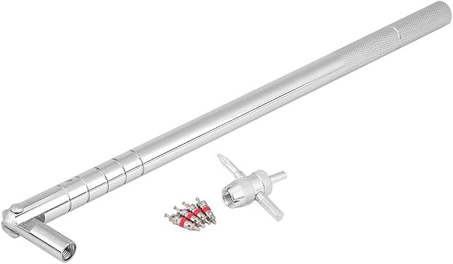6Pcs 10.5 Inch Car Tire Plug Core 5 Kit Valve Stem Installation Puller Tool for Tire Remover Repair