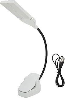 Music Stand Light, LED Rechargeable Bendable Book Lights Professional Design White Lamp Perfect for Piano Orchestra Bookworms Craft