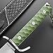 Gtkii GTK48 Fixed Blade Knife AUS-10 Stainless Steel Blade Full Tang Nylon Fiberglass Handle Samurai Style Fix Knifes for Camping Hunting Collection(Green)