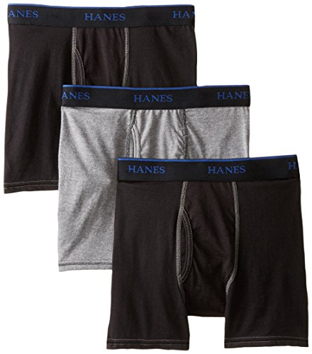 Hanes Boys' 3-Pack Ultimate X-Temp Boxer Brief,Assorted,Large