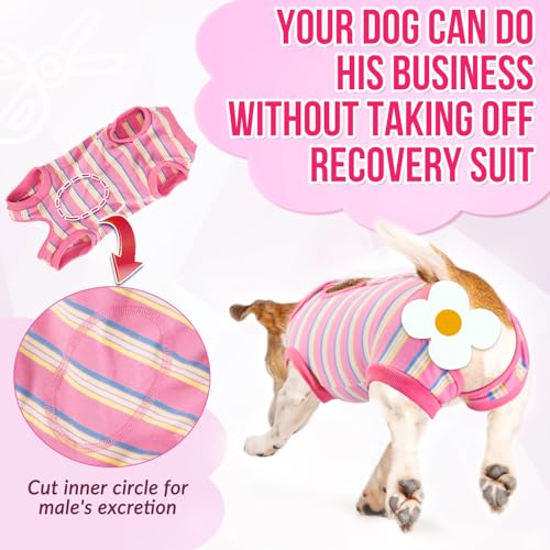 Image of SlowTon Dog Surgery Recovery Suit, Surgical Onesie for Female Male Dogs