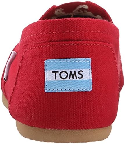 Toms Women's Classic Canvas Red Slip-on Shoe - 5.5 B(M) US | Image 2