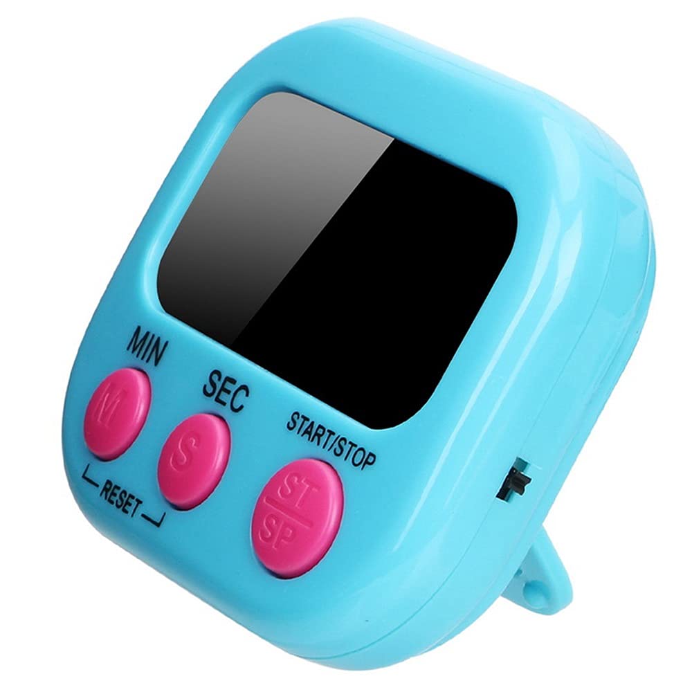 minuterka， 1 szt Magnetyczny stojak z alarmem odliczającym, mini wyświetlacz LCD(White style)