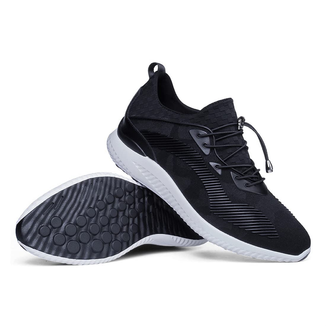 VIBLiSS Sneakers da Uomo con Rialzo Scarpe da Passeggio Atletiche Antiscivolo Sneakers Alte alla Moda Scarpe da Tennis Casual Traspiranti