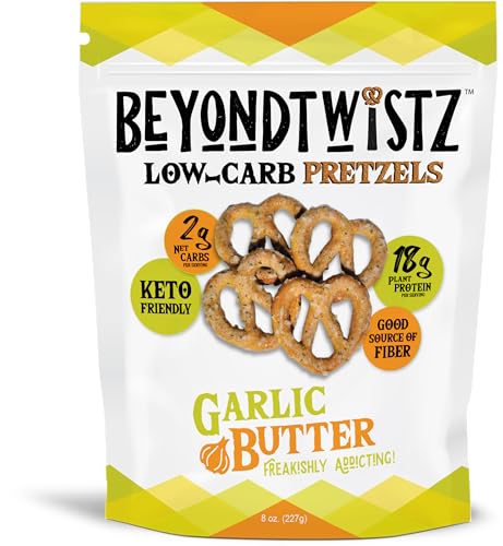 BeyondTwistz Low Carb Pretzels Garlic Butter
