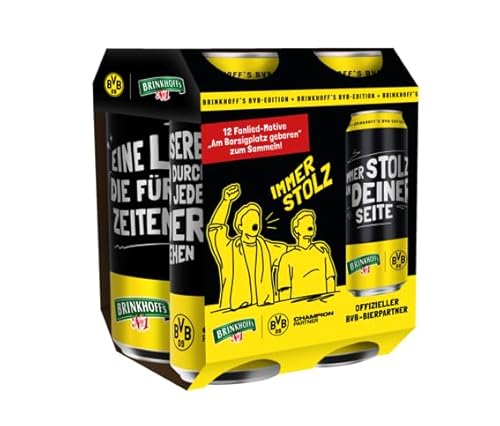 Brinkhoff’s Bier BVB Edition, Einweg 6x4x0,50 L Dose