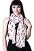 (11 COLORS) Bella Doxie Dachshund Dog Scarf, Women's Animal Print Tassel Shawl