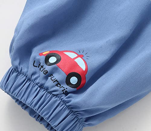 Boys Baggy Harem Pants Cute Animals Printed Elastic Waist Stretchy Pleated Joggers Soft Casual Loose Comfy Tousers3