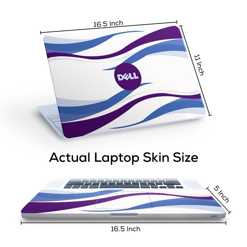 Image of Galaxsia Pattern D5 Vinyl Skin /Sticker /Cover /Decal Compatible for Any Dell Laptop of Size 17 to 17.3 Inches Or Notebook