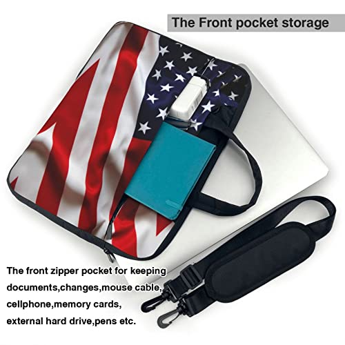 Bolso para portátil con bandera americana 13/14/15.6 pulgadas miniatura 4