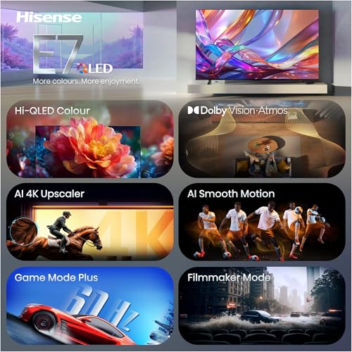 TV Hisense 85E7S 2026 85 VA QLED 4K UHD - vue 8