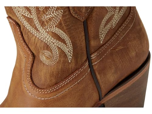 Image of CORRAL LADIE'S GOLDEN EMBROIDERY ANKLE BOOT, LEATHER SOLE, URBAN A4218