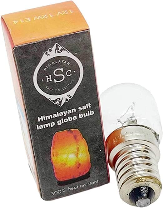 10x Premium Quality 12V 12W Himalayan Salt Lamp Globe Light Bulb