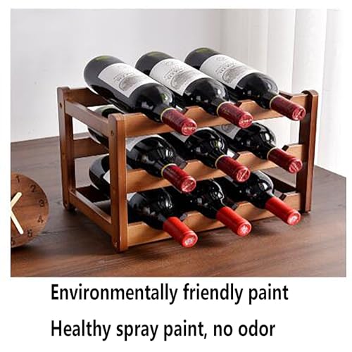 Soporte para Botellas de Vino de Madera Maciza 4 Niveles miniatura 7
