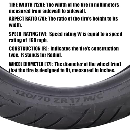Continental ContiSportAttack 4 120/70ZR17 Front and 190/50ZR17 Rear Sports Motorcycle Tires - Maximum Grip, Light Handling, & Superb Steering Accuracy 120/70-17, 190/50-17 with keychain (2 Pack) - Thumbnail 7
