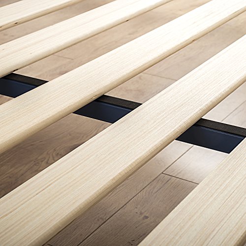 Image of Zinus Epic Metal & Wood Platform Bed with Wood Slat Support, King
