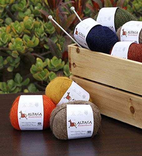 100% Alpaca Yarn Wool Set Of 3 Skeins Fingering Lace Worsted Weight - Heavenly Soft And Perfect For Knitting And Crocheting (Camel, Fingering) #TOP4