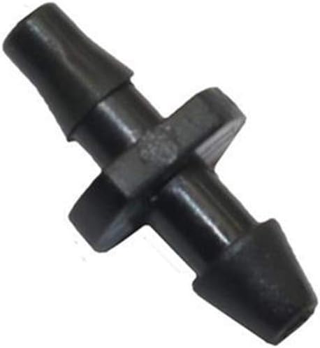 Garden Plumbing Adapter 4000 Pcs 3/5 Mm Hose Double Barbed Connectors Home Garden Irrigation System Watering Accessories Greenhouse Water Fittings ( Color : Type 1 , Diameter : 3I5mm hose connector )