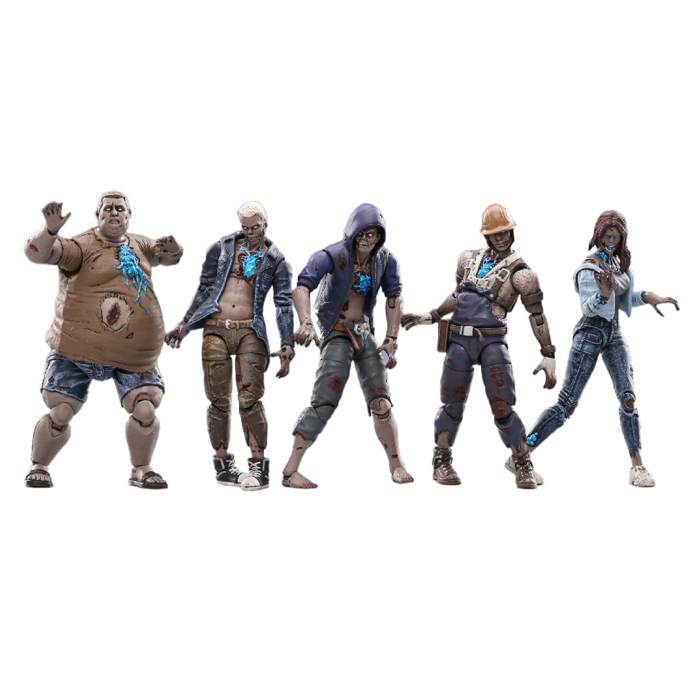 JOYTOY ゾンビ　感染者　5体 Amazon.com: JoyToy 1/18 Action Figures LifeAfter Infected (Set of