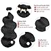 Beaudiva Hair 4 Bundles with Closure(18 20 22 24+18 Free Part) Professional Brazilian Body Wave Hair 100% Unprocessed Virgin Natural Black Human Hair Extensions