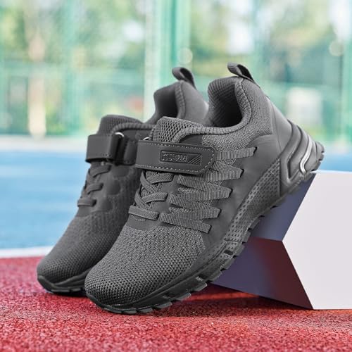 Image of KUBUA Kids Sneakers Lightweight Boys Girls Tennis Shoes | Breathable, Comfortable, Non Slip, Easy to Put On, Running, Walking, Gym, School, Daily Play, Toddler