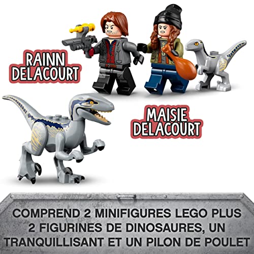LEGO Jurassic World 76946 Capture des Vélociraptors - vue 7