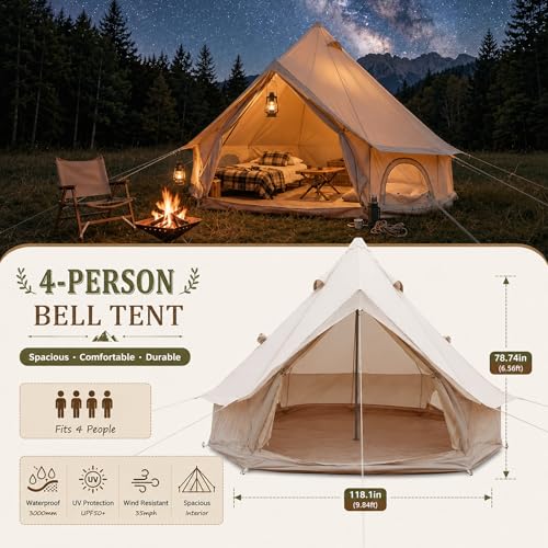 Carpa tipo campana para 4 personas 4 estaciones miniatura 2