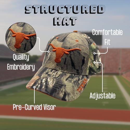 Gorra Camuflada Oficial Texas University Ajustable miniatura 7