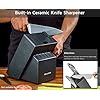 12-Slot-Kitchen-Knives-Block-WELLSTAR-Natural-Wood-Knife-Holder-without-Knives--Hard-Wood-Countertop-Knife-Storage-with-Built-in-Knife-Sharpener-Black 12 Slot Kitchen Knives Block, WELLSTAR Natural Wood Knife Holder without Knives – Hard Wood Countertop Knife Storage with Built-in Knife Sharpener - Black