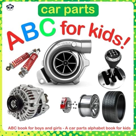 Car Parts ABC for Kids!: ABC book for boys and girls - A car parts alphabet book for kids Cover