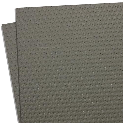 HOLSTEX Thermoform Sheet - (Basketweave Texture) - (.125 Thickness) - (8in x 8in Sheet) - (Flat Dark Earth) - (2 Sheets) - for Holster Making, DIY Cosplay, Airsoft Armor