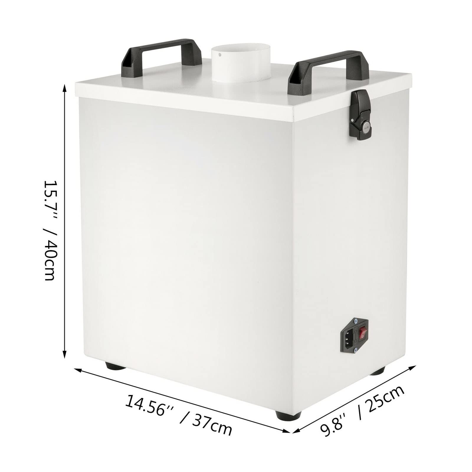 Estrattore di fumi del purificatore d'aria 80W 180m³/H Dispositivo di rimozione dell'ammortizzatore del metallo del purificatore di fumo a basso rumore for la macchina for incidere di CO2 CNC