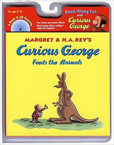 Curious George Feeds the Animals Book & CD (Read Along Book & CD) book cover