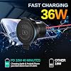 RV USB Outlet 12V/24V Quick Charger, Dual PD3.0 & QC3.0 Fast Charger Type A Type C Ports, Recessed Mount 36W High-speed Charging Socket for RV Camper Van Trailer Boat Golf Cart, 2Pcs