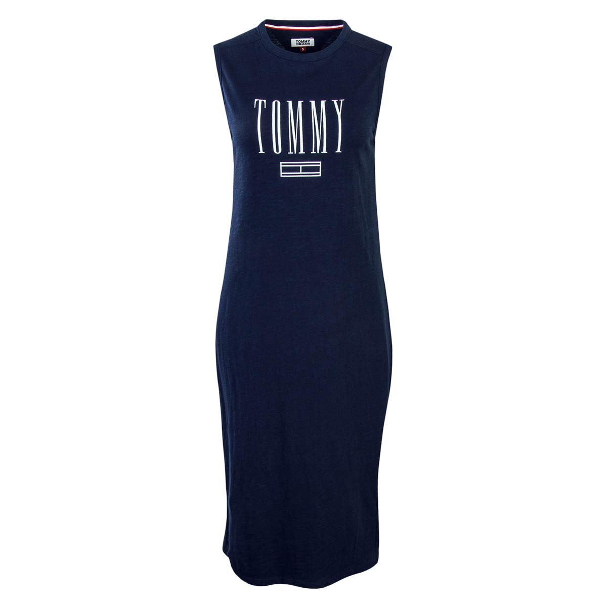 tommy hilfiger logo t shirt dress