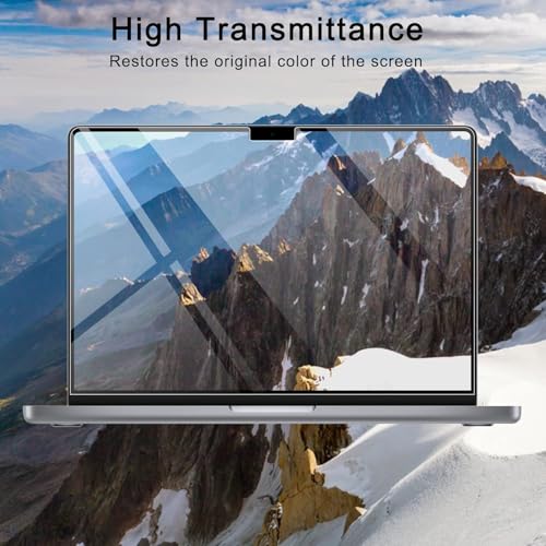 Image of OJOS 13 inch HD Screen Protector Compatible with MacBook Air 13.6 Inches 2025-2022 M4 / M3 /M2 Chip Model A3240 A3113 A2681 Clear Anti-Fingerprint & Scratch-Resistant 5H Hardness Laptop Protector Accessories (Clear)