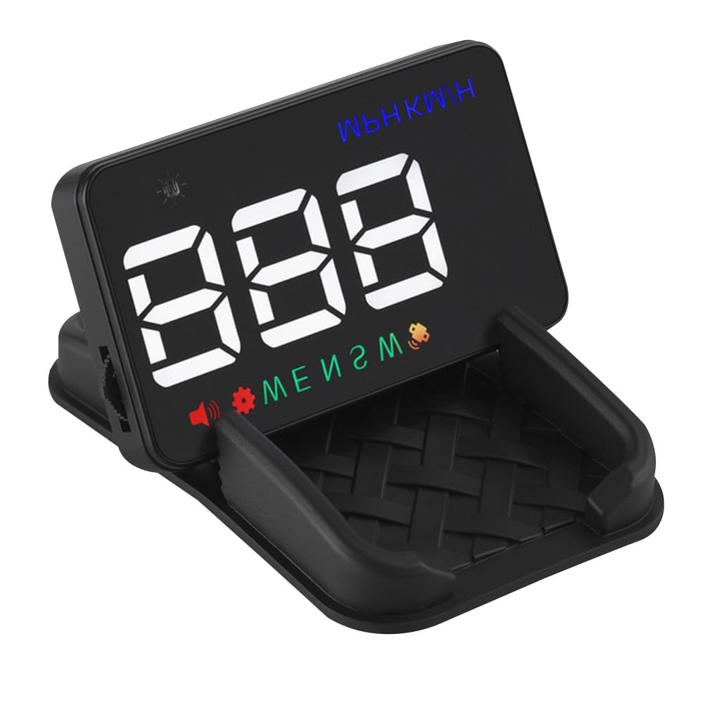 Gatuida Affichage Tête Hud Compteur de Vitesse Numérique Auto Moniteur de Vitesse Digital pour Écran de Véhicule Accessoire de Sécurité de Conduite