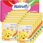 NATRUTH 12-PACK Moisture Absorber Bags, Dehumidifier Bags for Wardrobe,Drawers,Cupboards,Caravan,suitcases, Eliminates Odors, Dehumidifier Bags for Small spaces(Lavender)