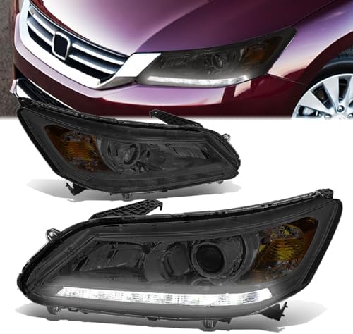 White LED DRL Strip Lights For Honda Accord 2013-2015 - 6000K, Easy OEM Retrofit